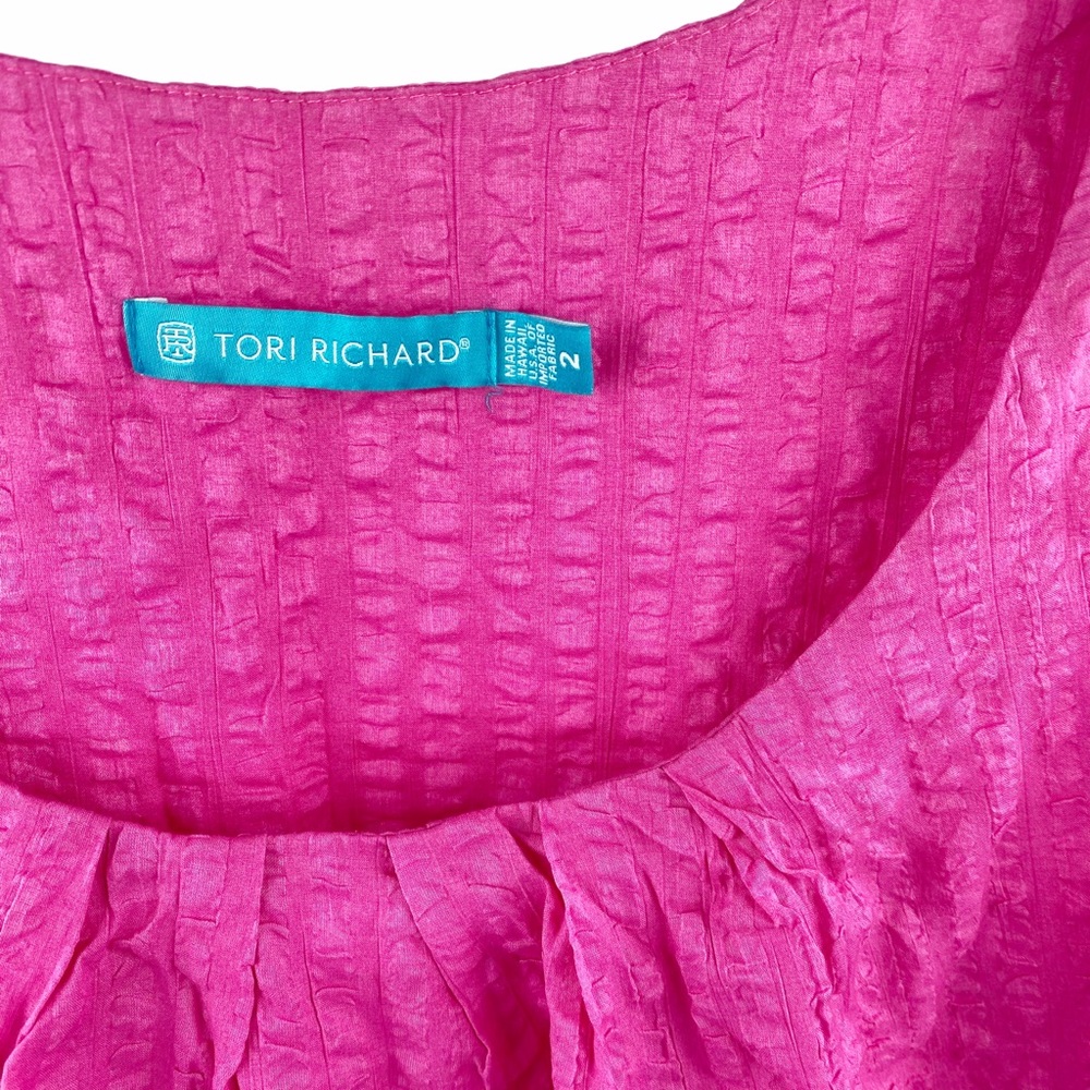 Tori Richard Pink Shift Dress Sundress 2 - Picture 8 of 8